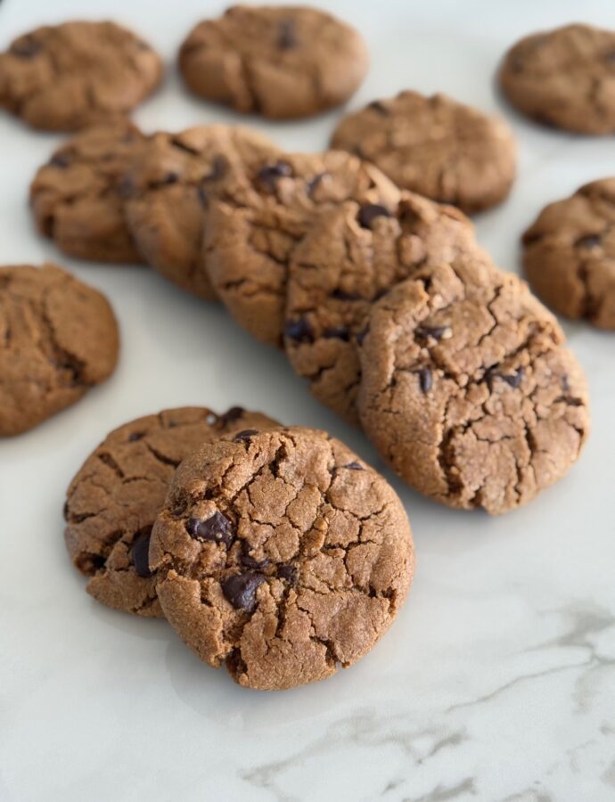 PEANUT BUTTER CHOCOLATE CHIP COOKIES