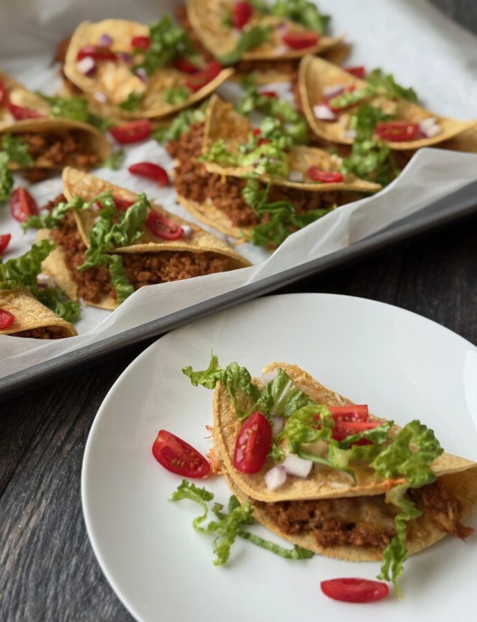 SHEET PAN CHICKEN TACOS