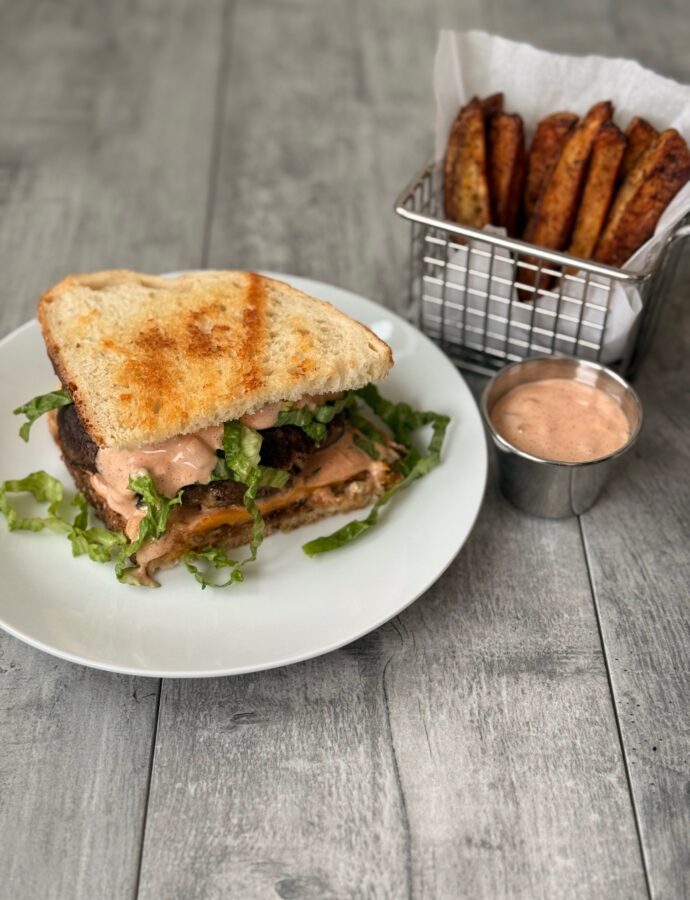 PATTY MELTS with SPECIAL SAUCE